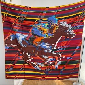 HERMES 90cm Silk Scarf “Photo Finish” NEW